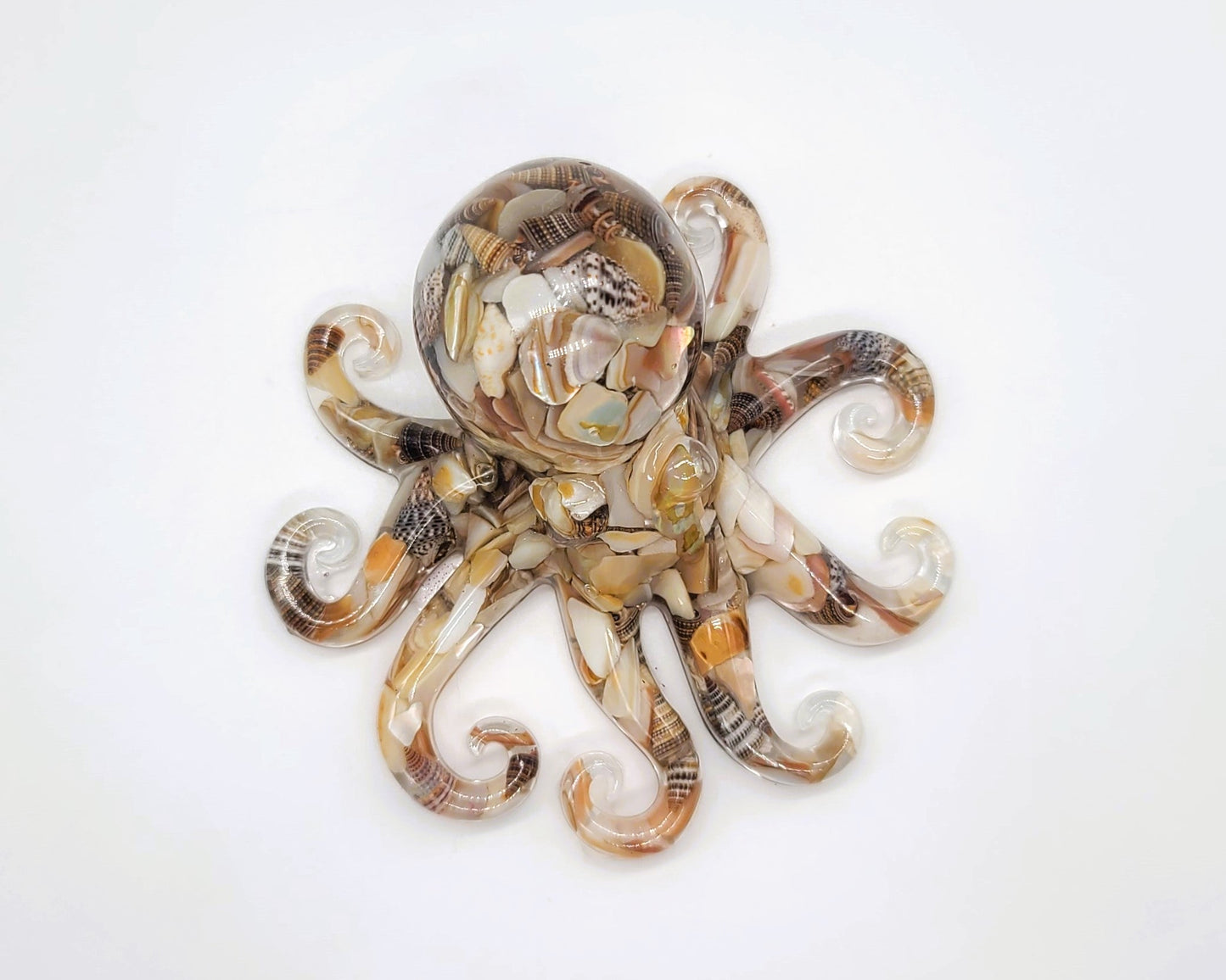 4" Resin Octopus Art Figurine - Eco-Friendly