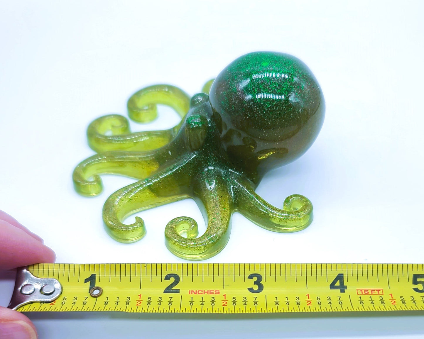 4" Resin Octopus Art Figurine - Eco-Friendly