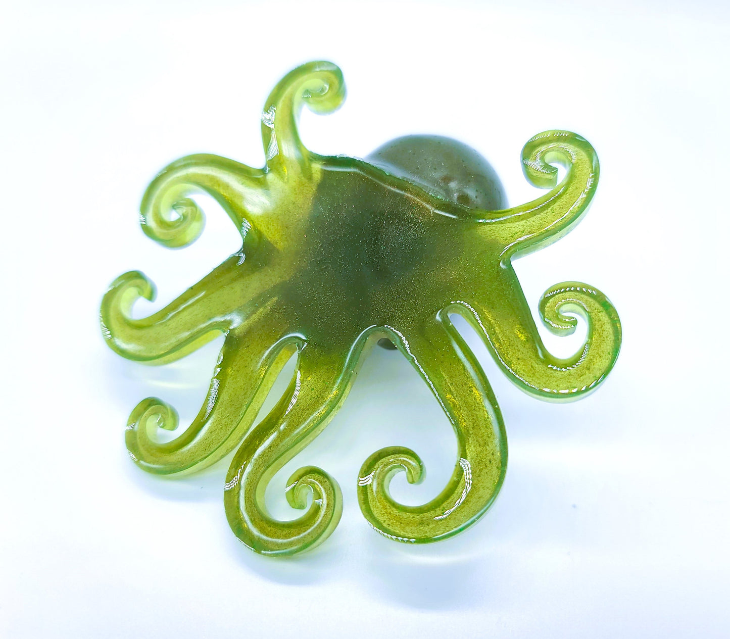 4" Resin Octopus Art Figurine - Eco-Friendly