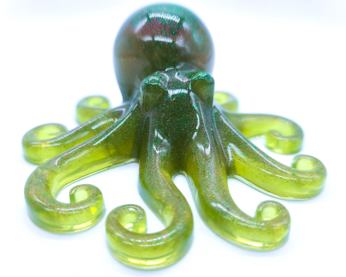 4" Resin Octopus Art Figurine - Eco-Friendly