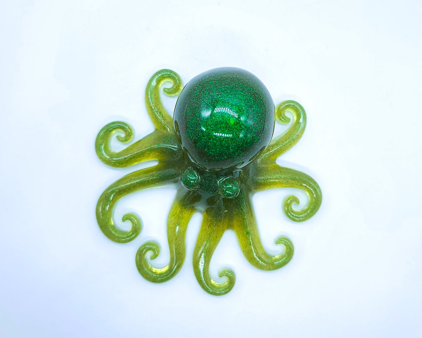 4" Resin Octopus Art Figurine - Eco-Friendly