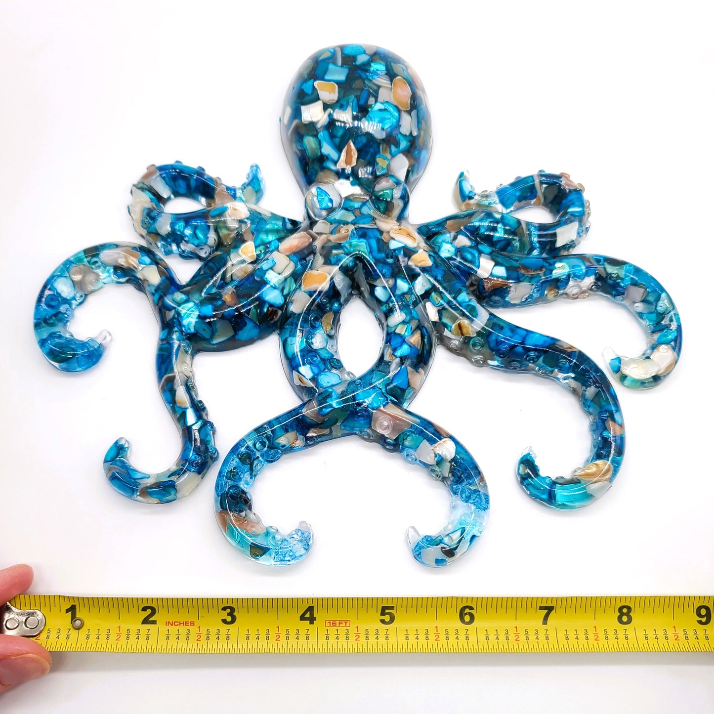 Large Resin Octopus Wall Art - Eco-Friendly