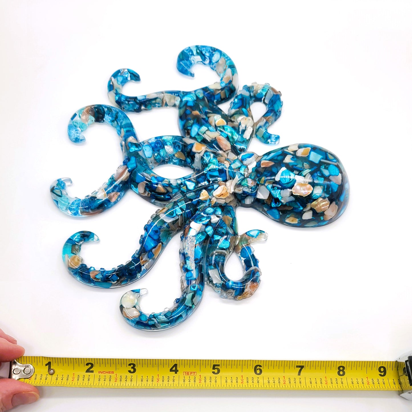 Large Resin Octopus Wall Art - Eco-Friendly