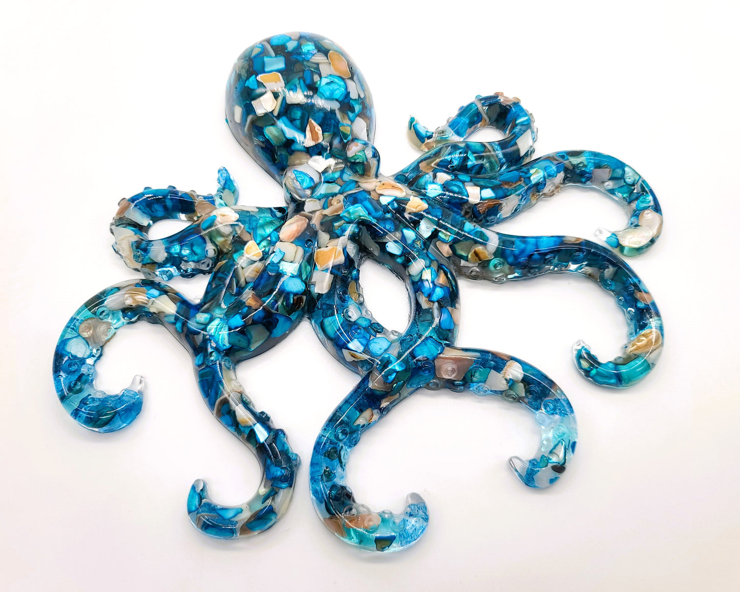 Large Resin Octopus Wall Art - Eco-Friendly