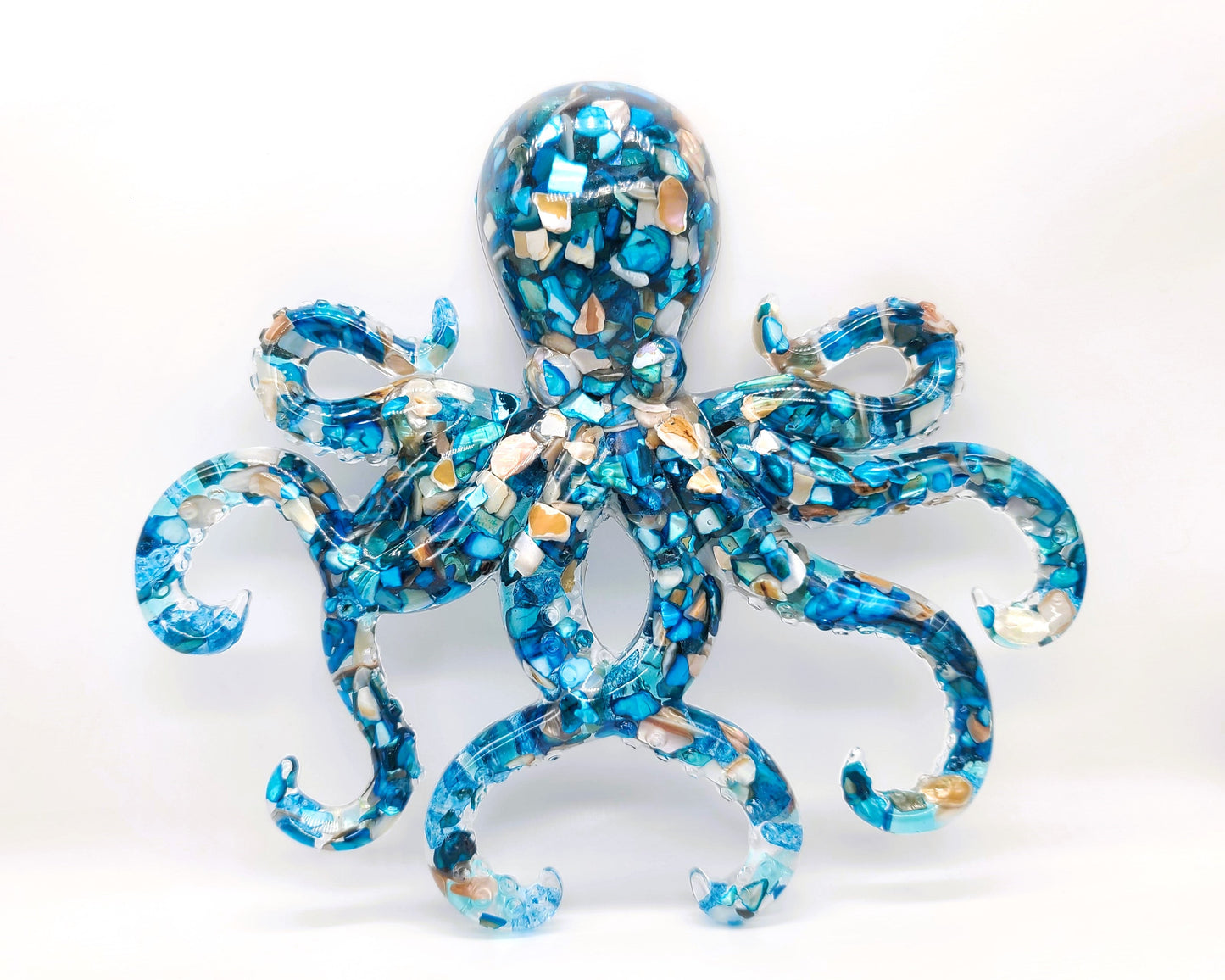 Large Resin Octopus Wall Art - Eco-Friendly