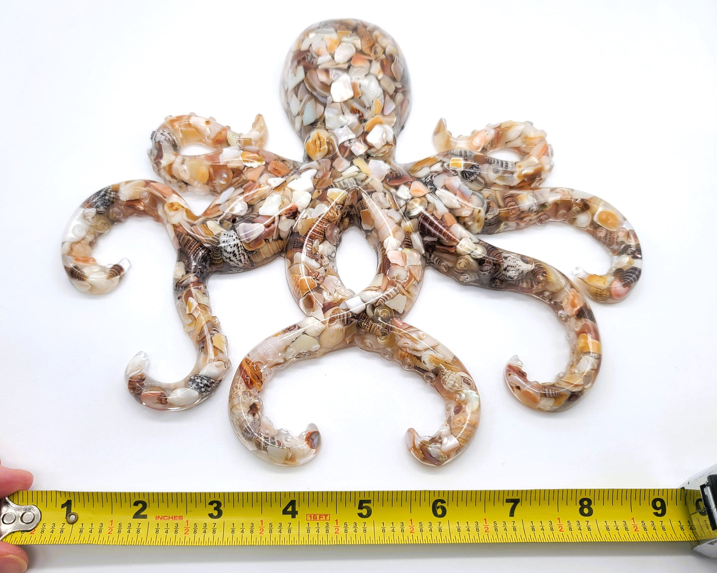 Large Resin Octopus Wall Art - Eco-Friendly