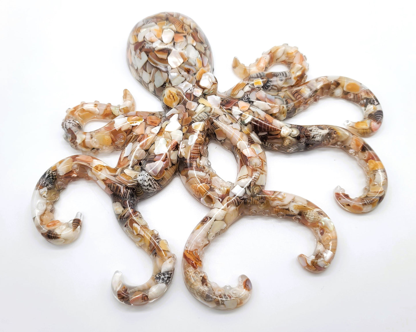 Large Resin Octopus Wall Art - Eco-Friendly