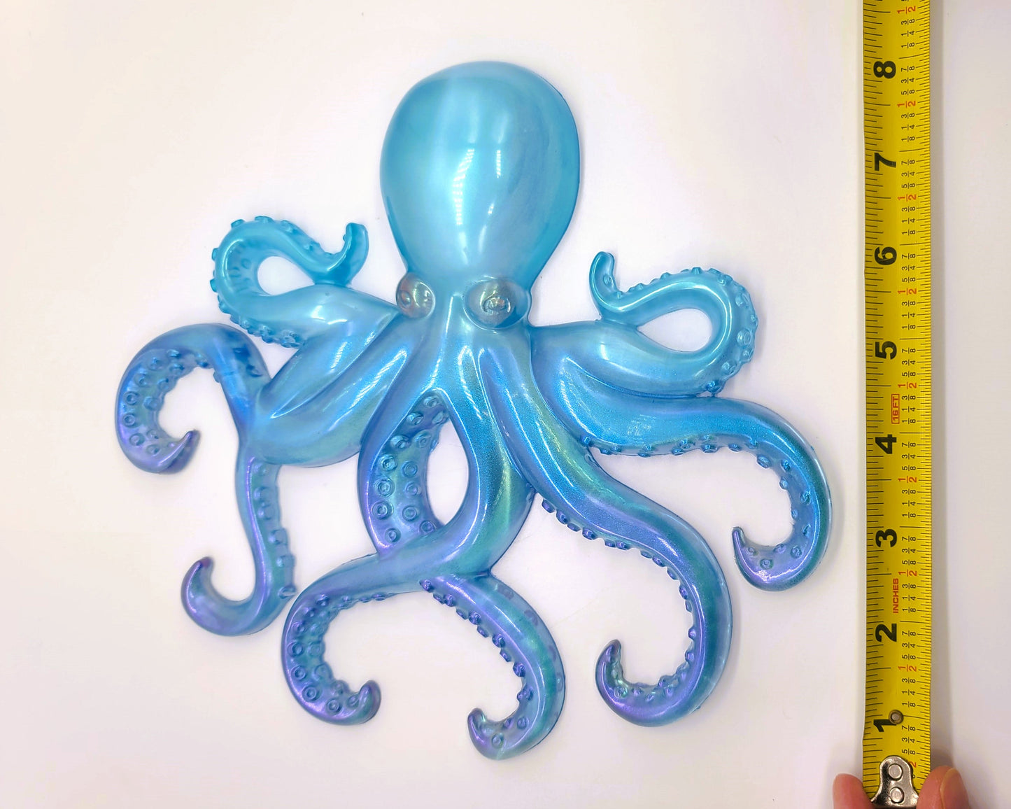 Large Resin Octopus Wall Art - Eco-Friendly