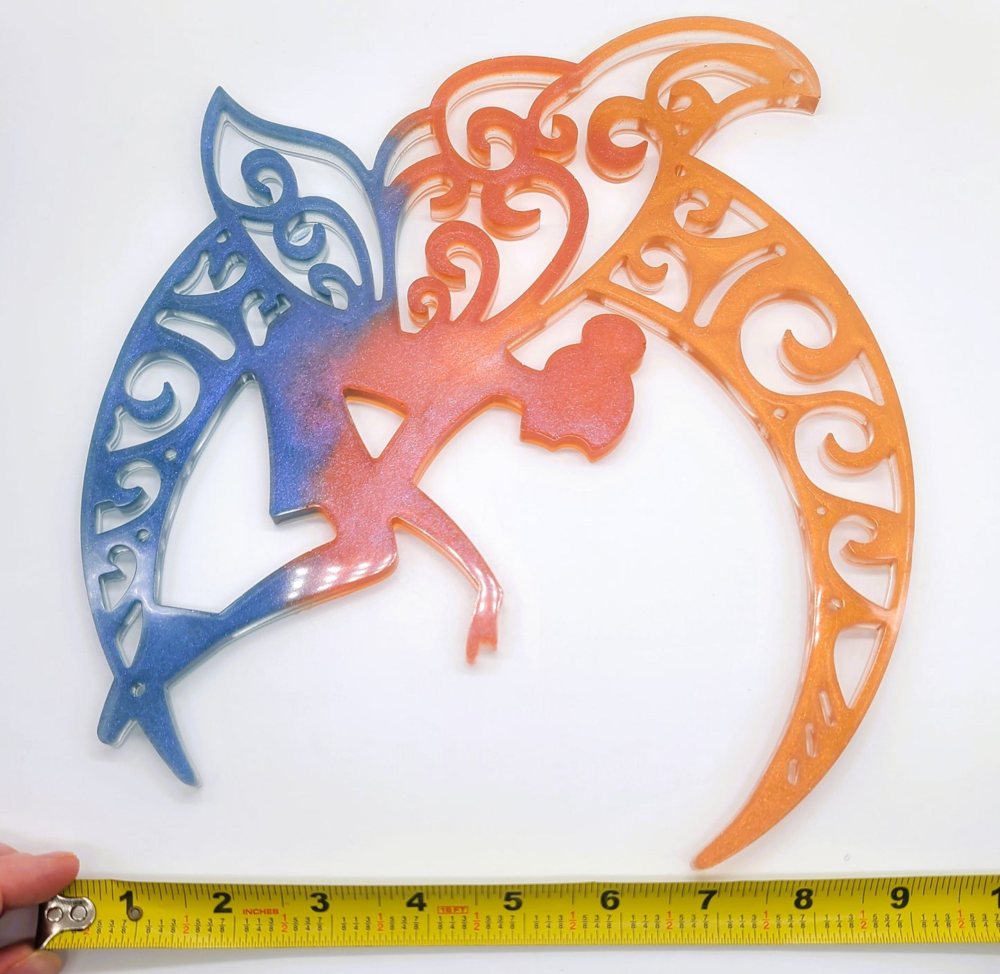 10" Resin Fairy Wall Hanging / Sun Catcher