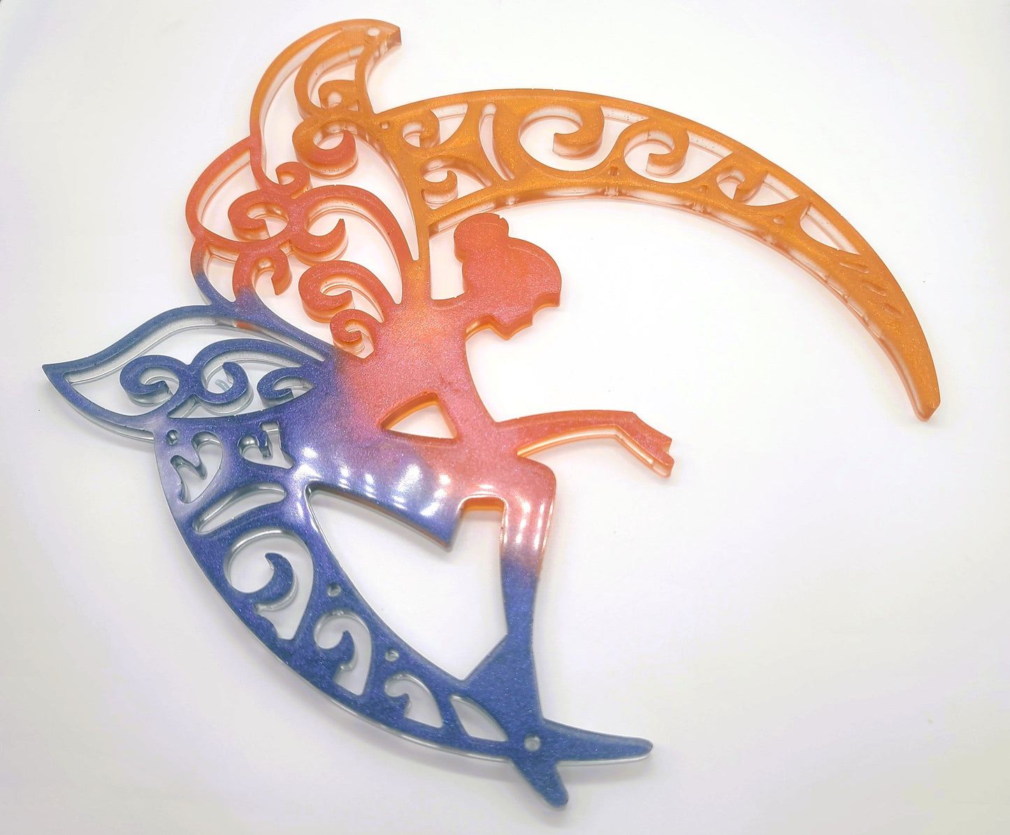 10" Resin Fairy Wall Hanging / Sun Catcher