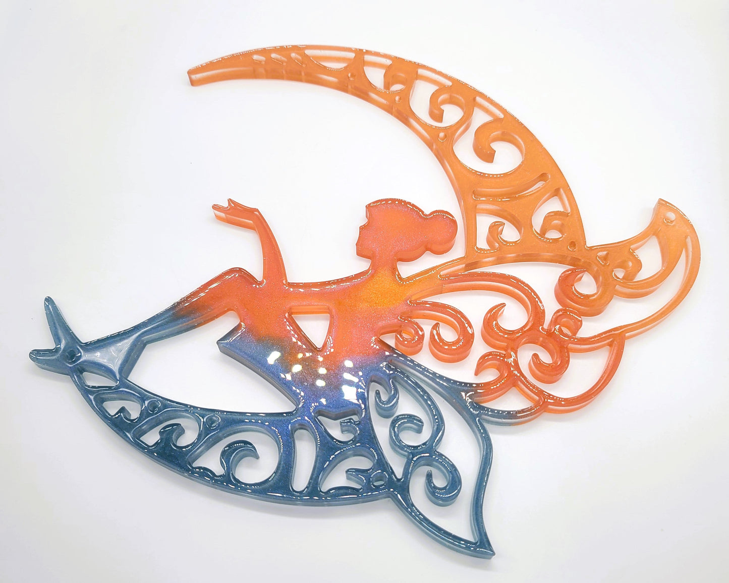 10" Resin Fairy Wall Hanging / Sun Catcher