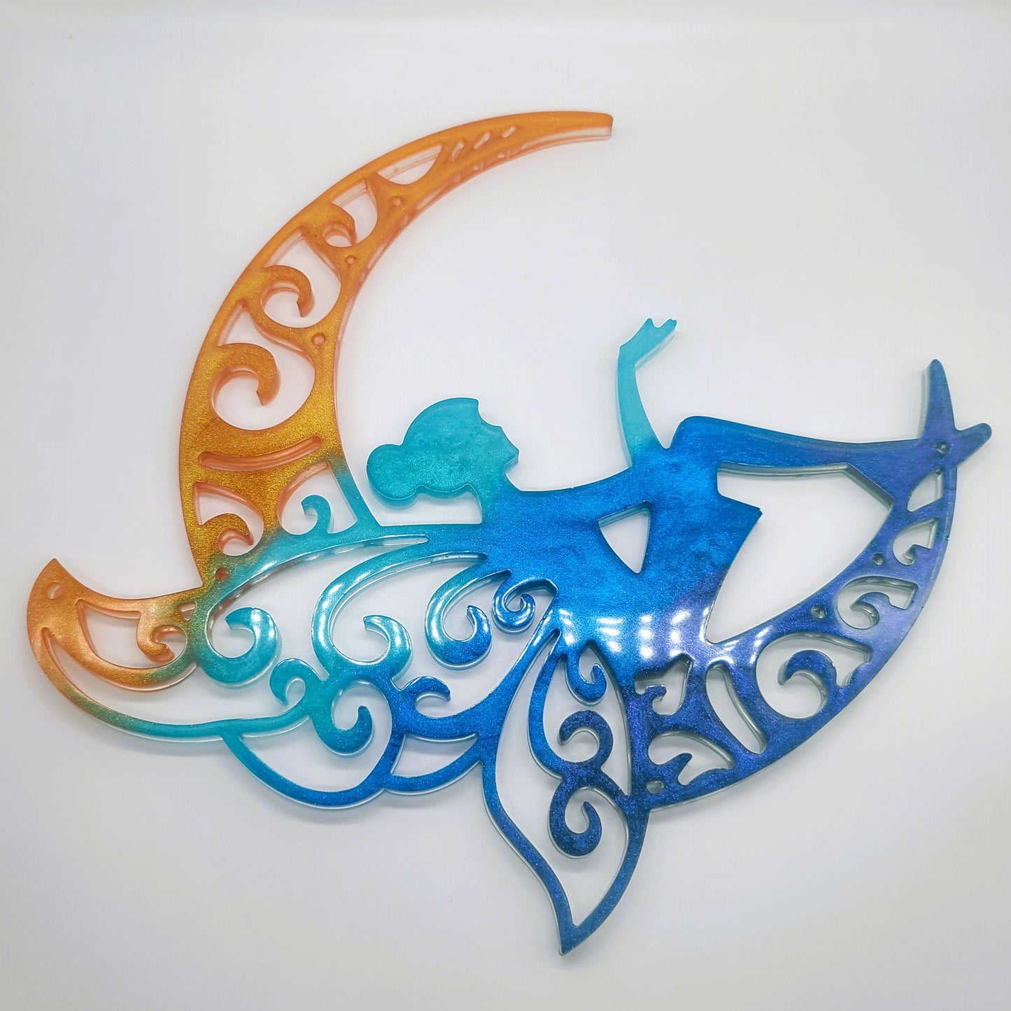 10" Resin Fairy Wall Hanging / Sun Catcher