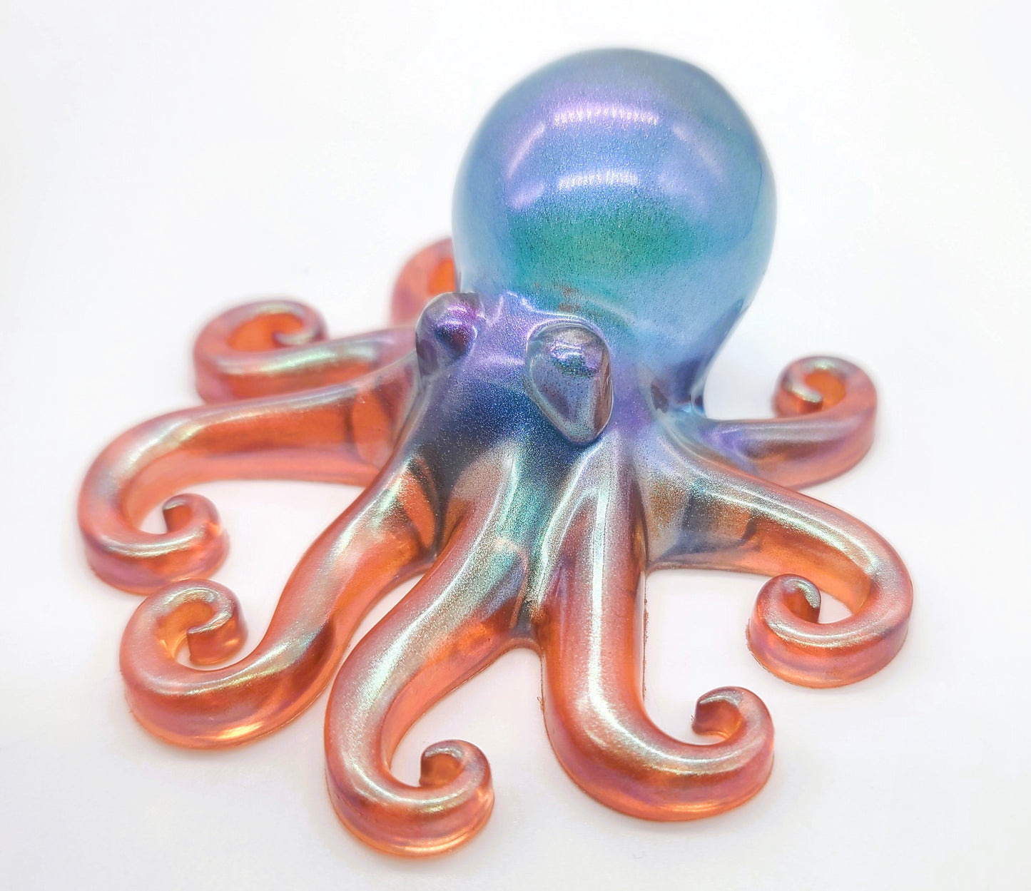 4" Resin Octopus Art Figurine - Eco-Friendly
