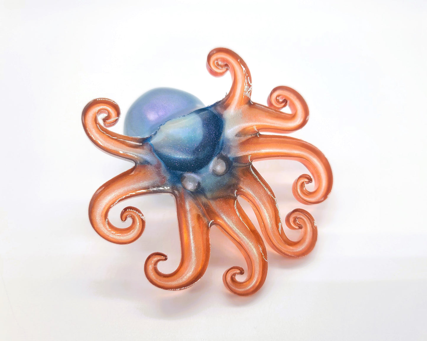 4" Resin Octopus Art Figurine - Eco-Friendly