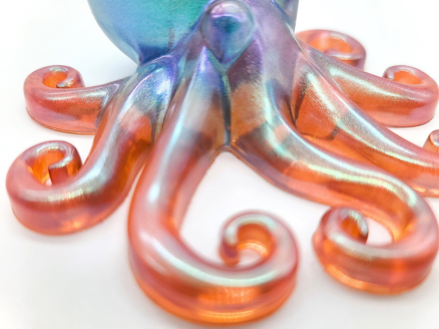 4" Resin Octopus Art Figurine - Eco-Friendly