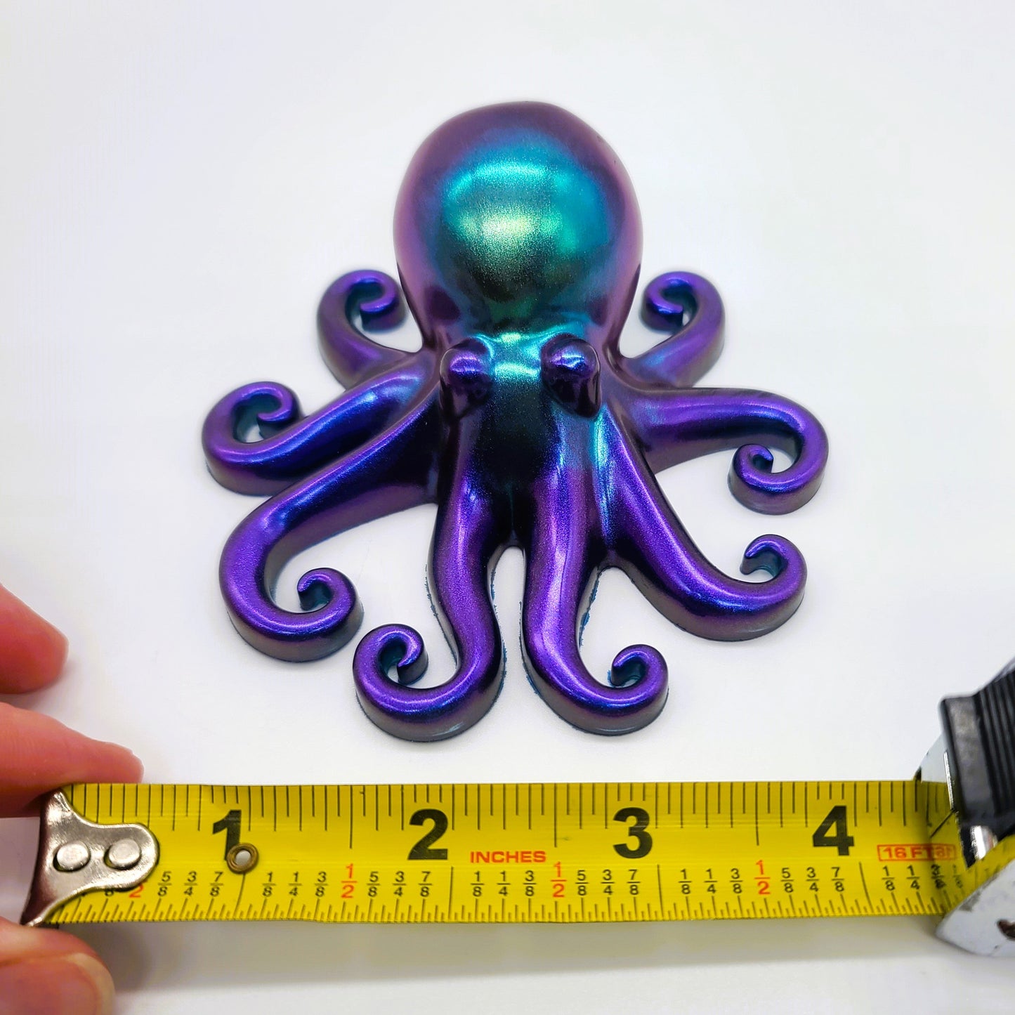 4" Resin Octopus Art Figurine - Eco-Friendly