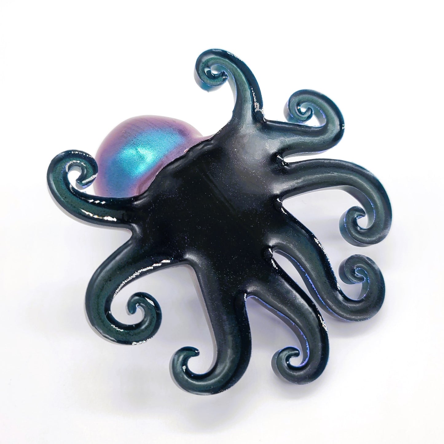 4" Resin Octopus Art Figurine - Eco-Friendly