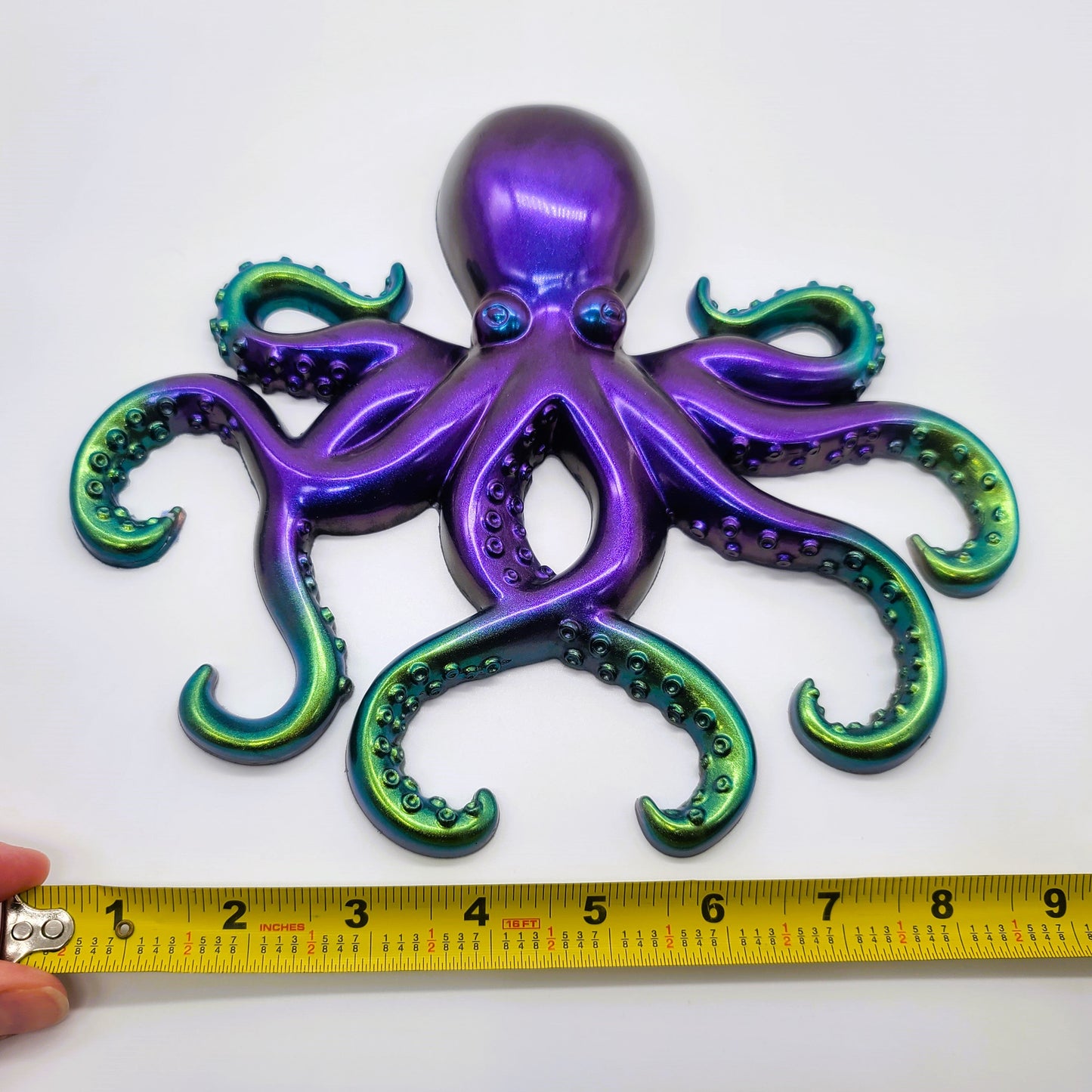 Large Resin Octopus Wall Art - Eco-Friendly