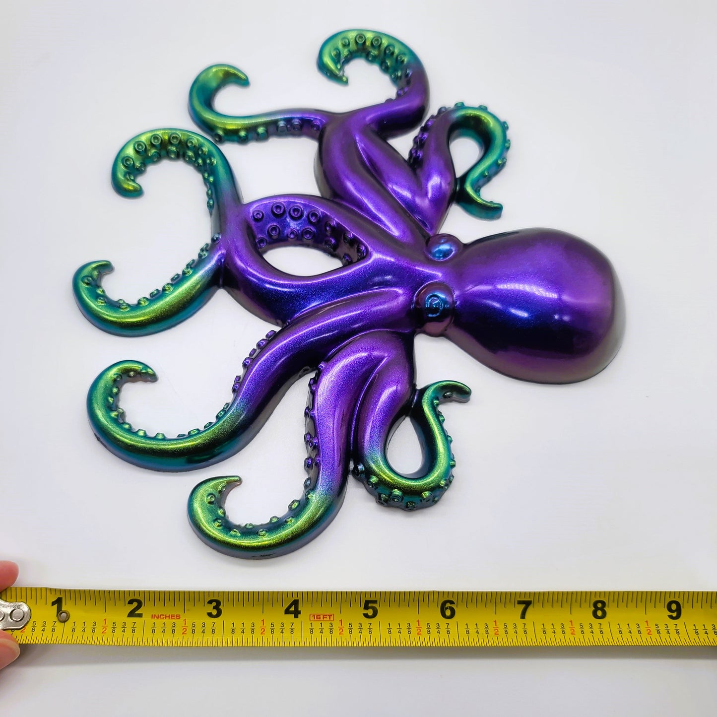 Large Resin Octopus Wall Art - Eco-Friendly
