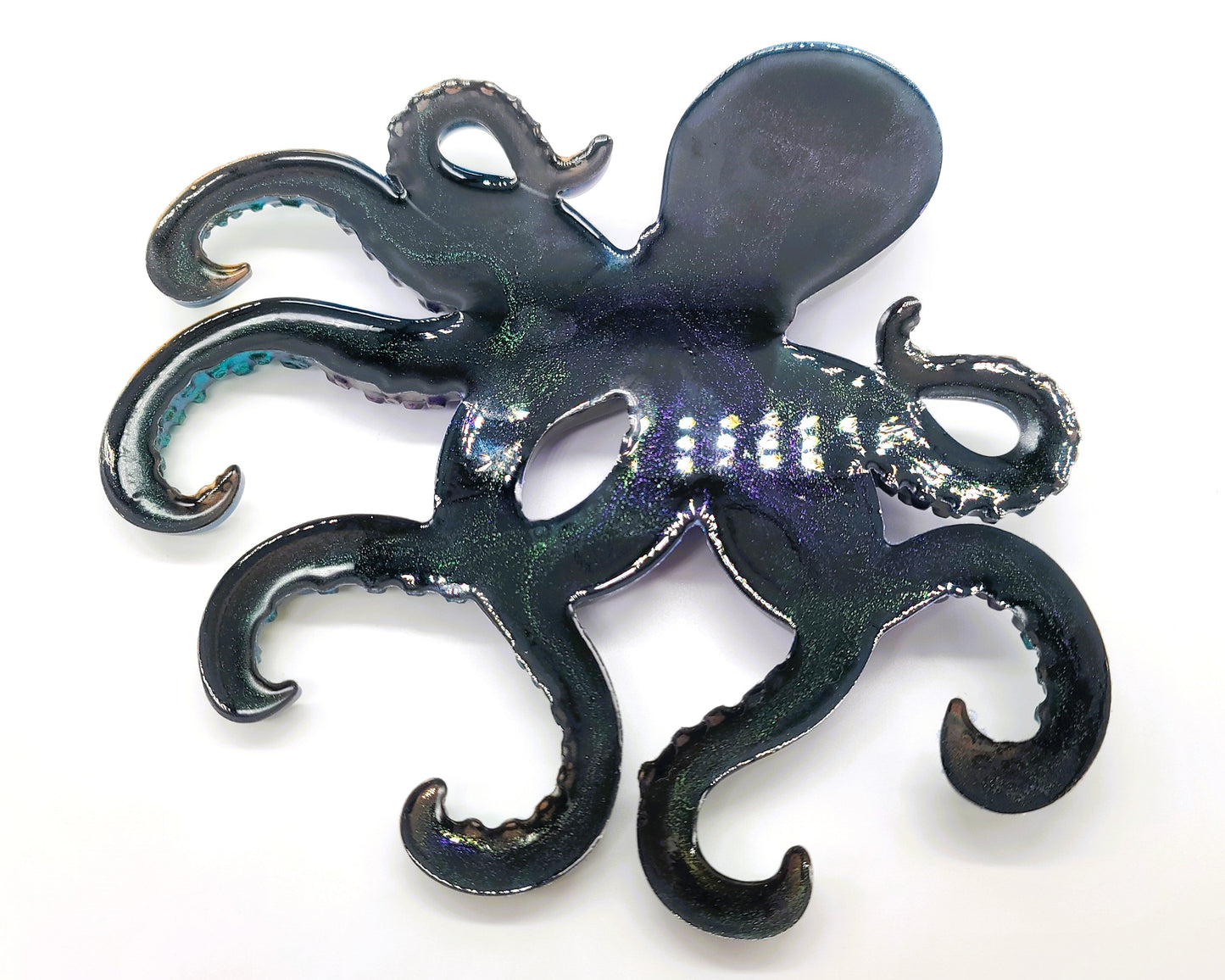 Large Resin Octopus Wall Art - Eco-Friendly