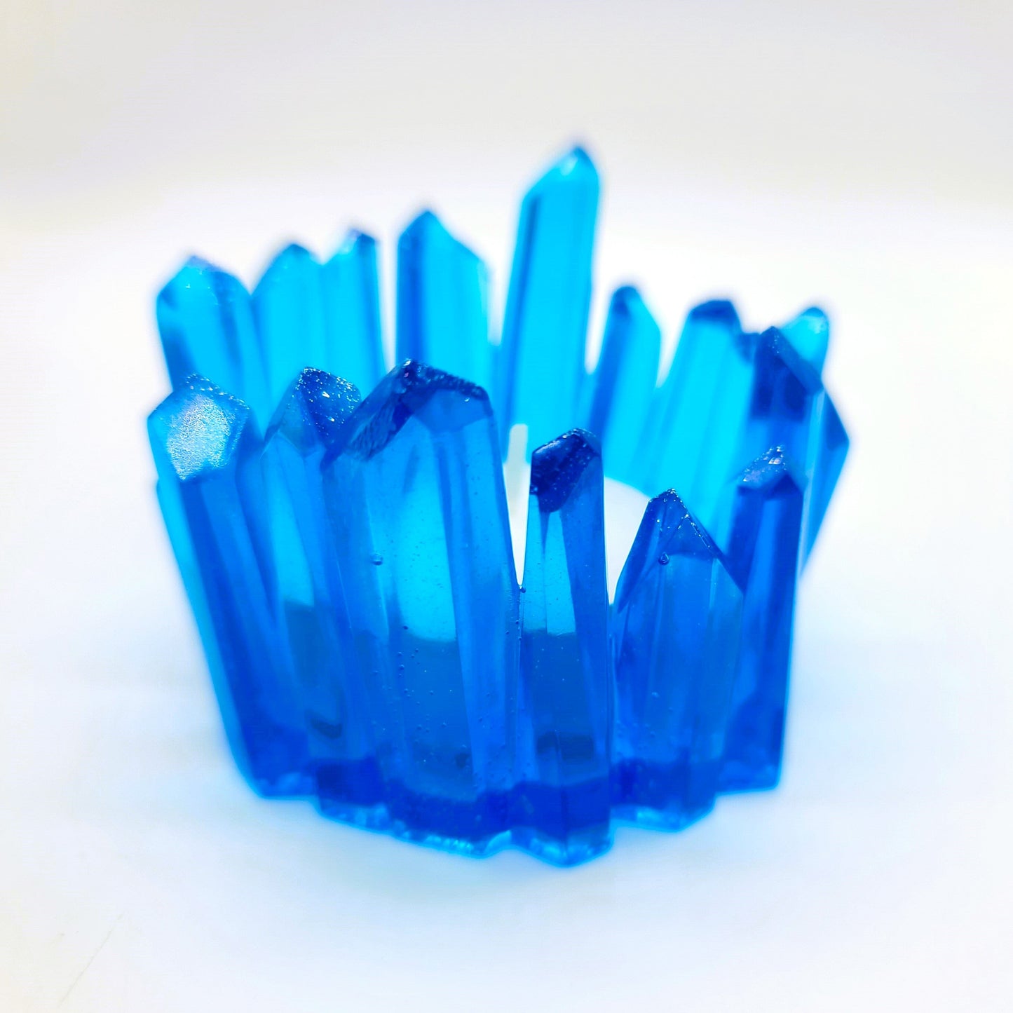 Crystal / Quartz Tealight Candle Holder - Eco-Friendly Resin