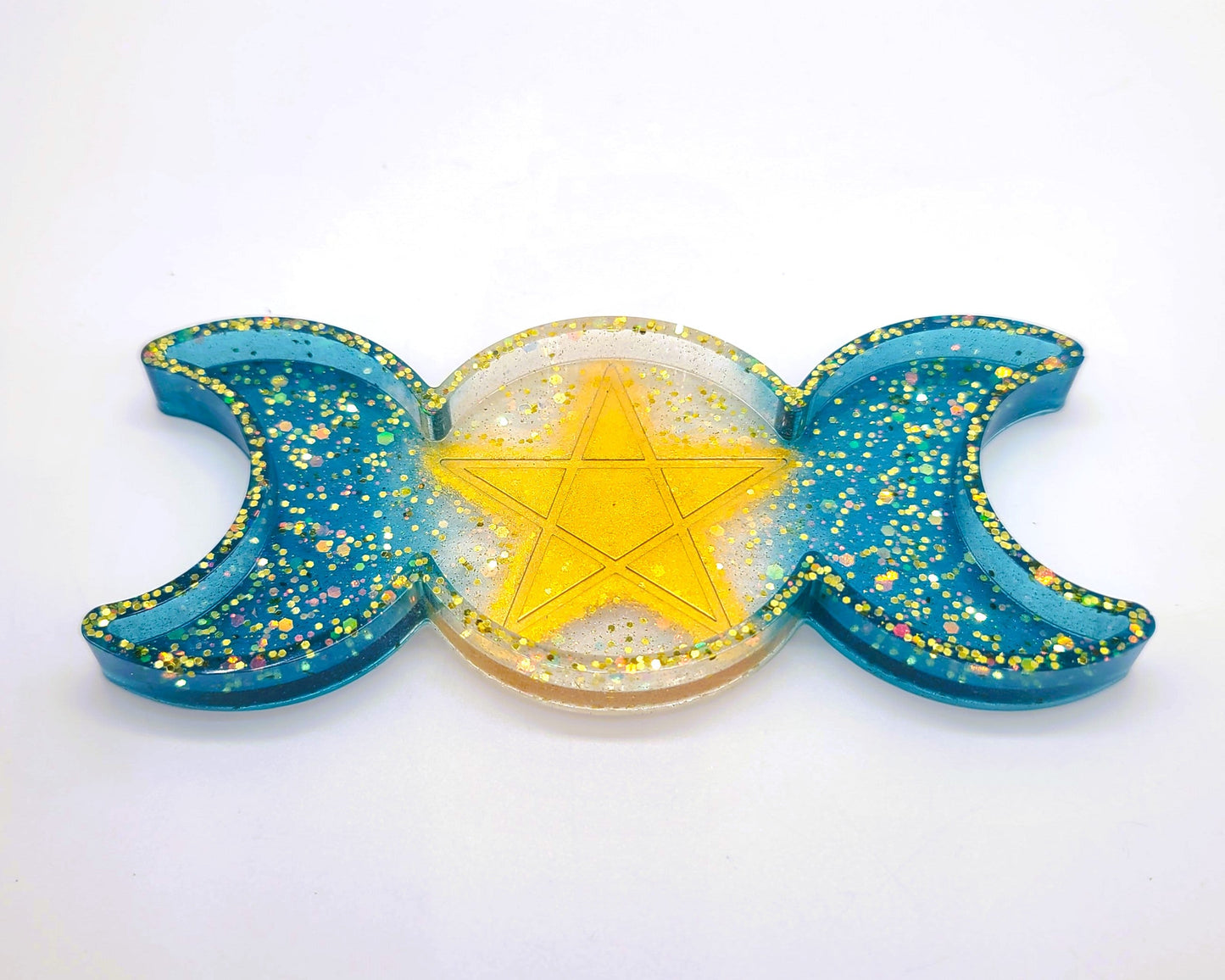 Triple Goddess Candle / Incense Holder - Made w/ Eco-Friendly Resin