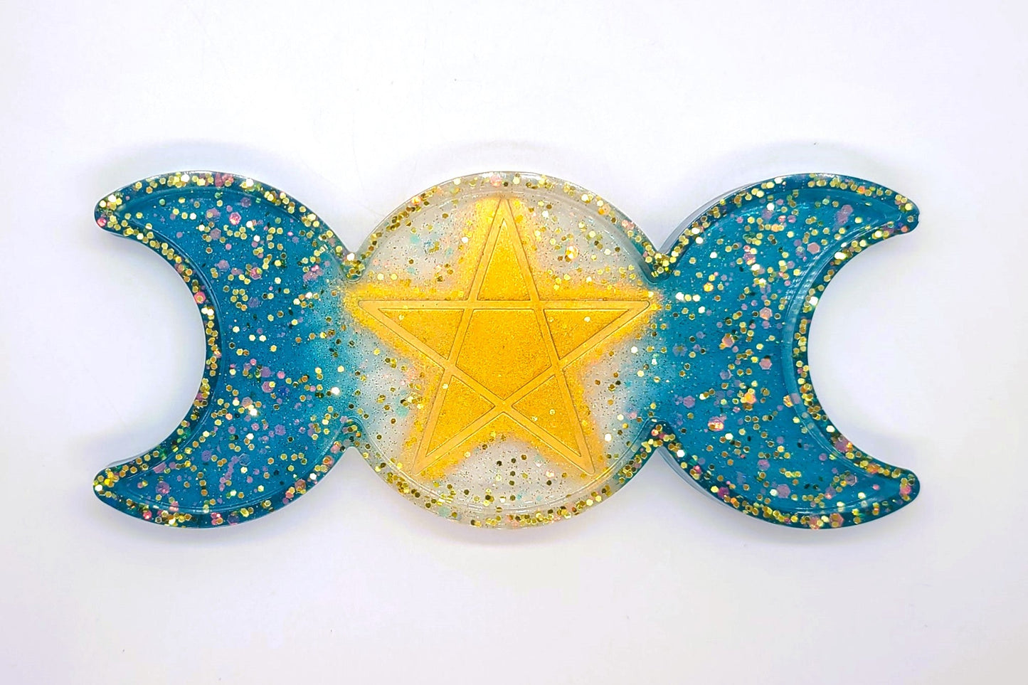 Triple Goddess Candle / Incense Holder - Made w/ Eco-Friendly Resin