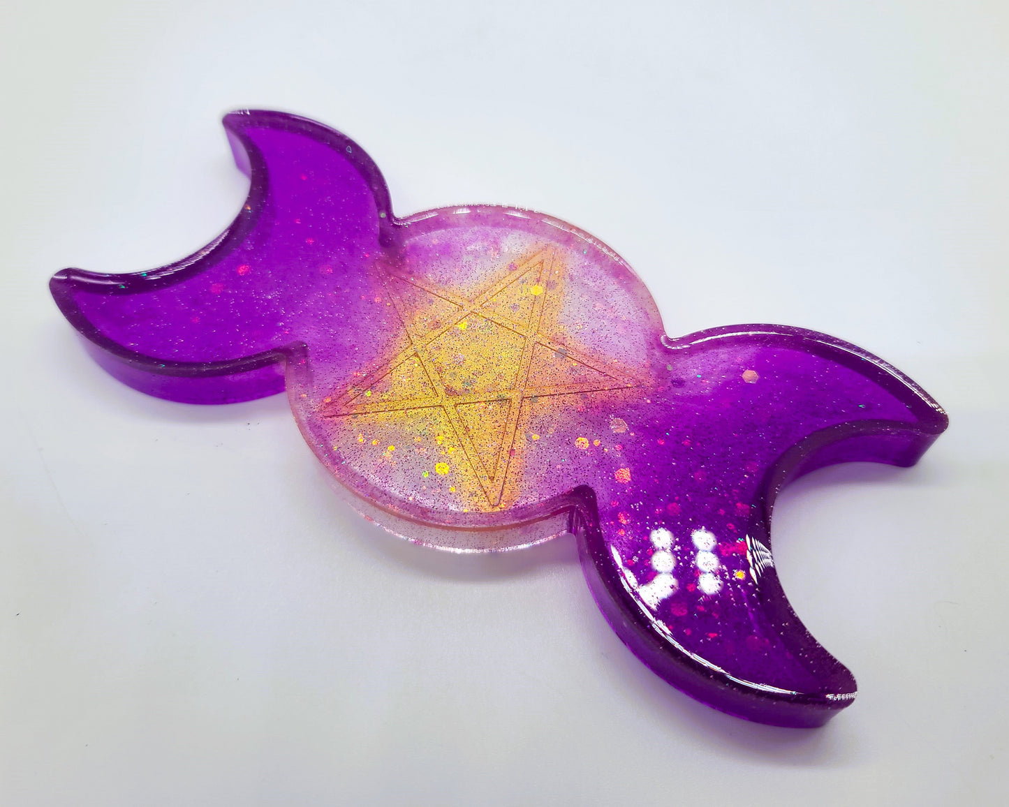 Triple Goddess Candle / Incense Holder - Made w/ Eco-Friendly Resin