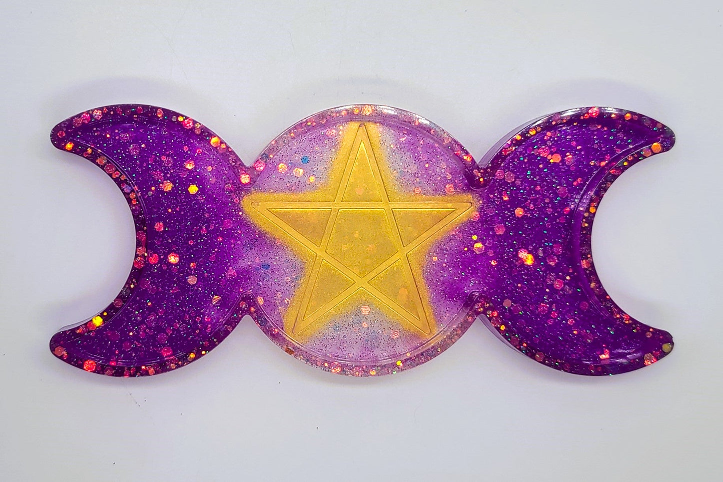 Triple Goddess Candle / Incense Holder - Made w/ Eco-Friendly Resin