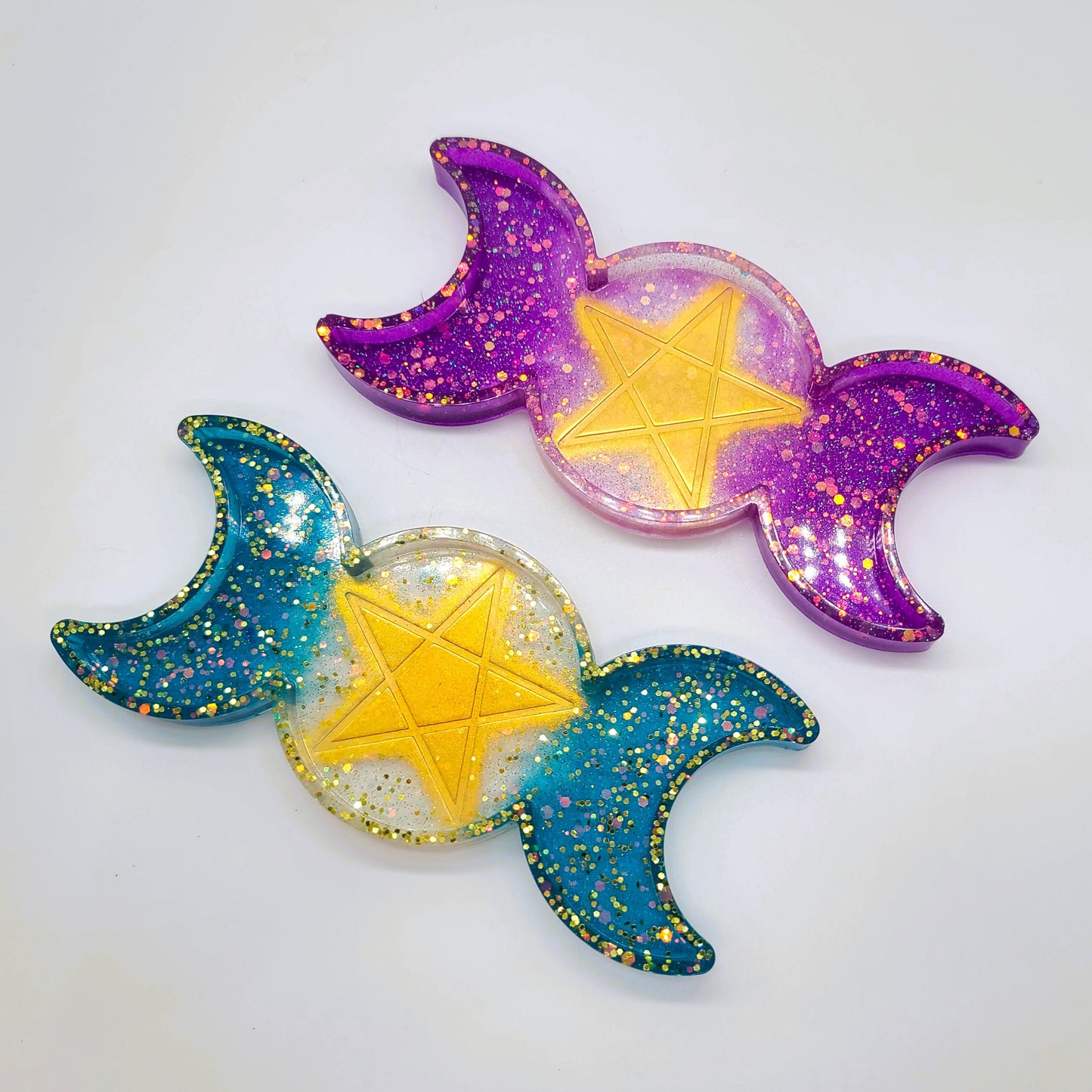 Triple Goddess Candle / Incense Holder - Made w/ Eco-Friendly Resin