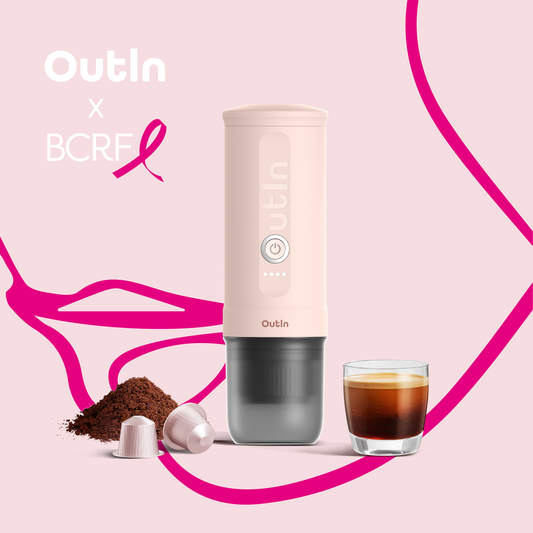 Nano Portable Espresso Machine (Rose Quartz) X BCRF - Concordia Style Boutique