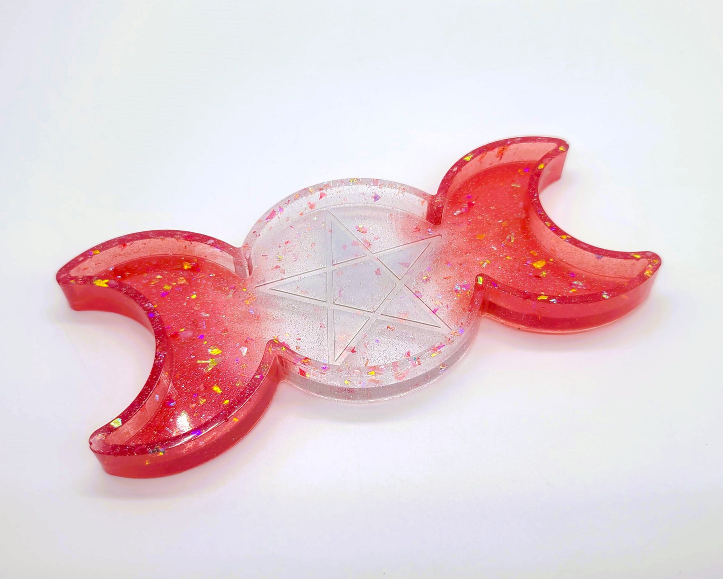 Triple Goddess Candle / Incense Holder - Made w/ Eco-Friendly Resin