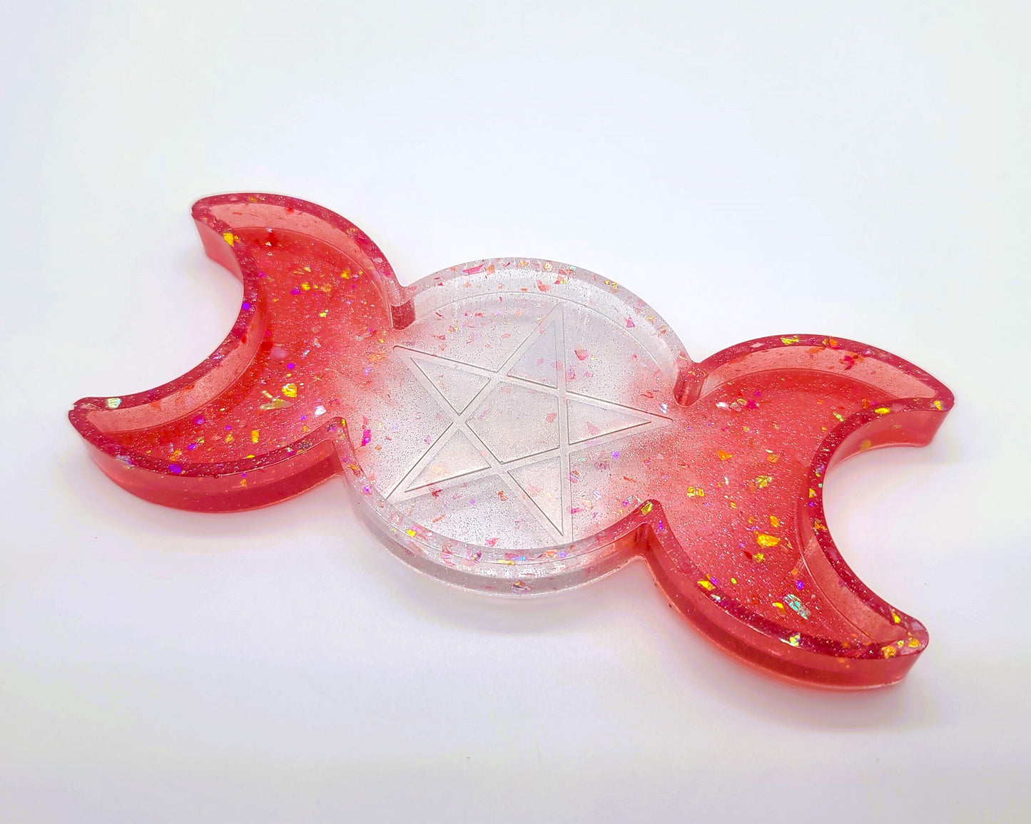 Triple Goddess Candle / Incense Holder - Made w/ Eco-Friendly Resin