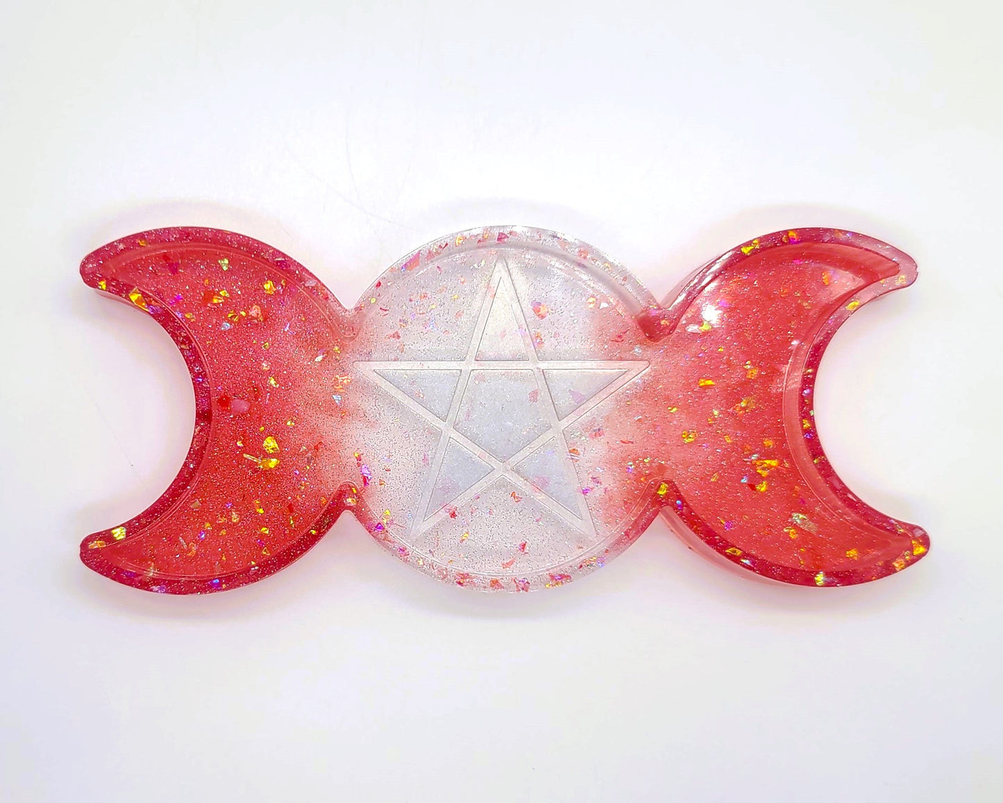 Triple Goddess Candle / Incense Holder - Made w/ Eco-Friendly Resin