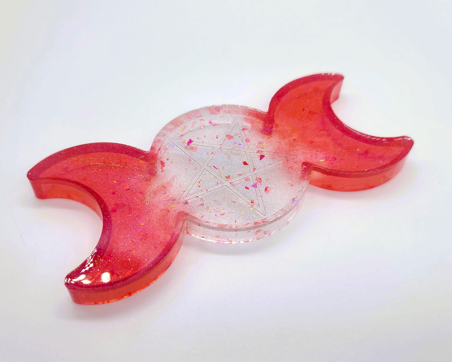 Triple Goddess Candle / Incense Holder - Made w/ Eco-Friendly Resin