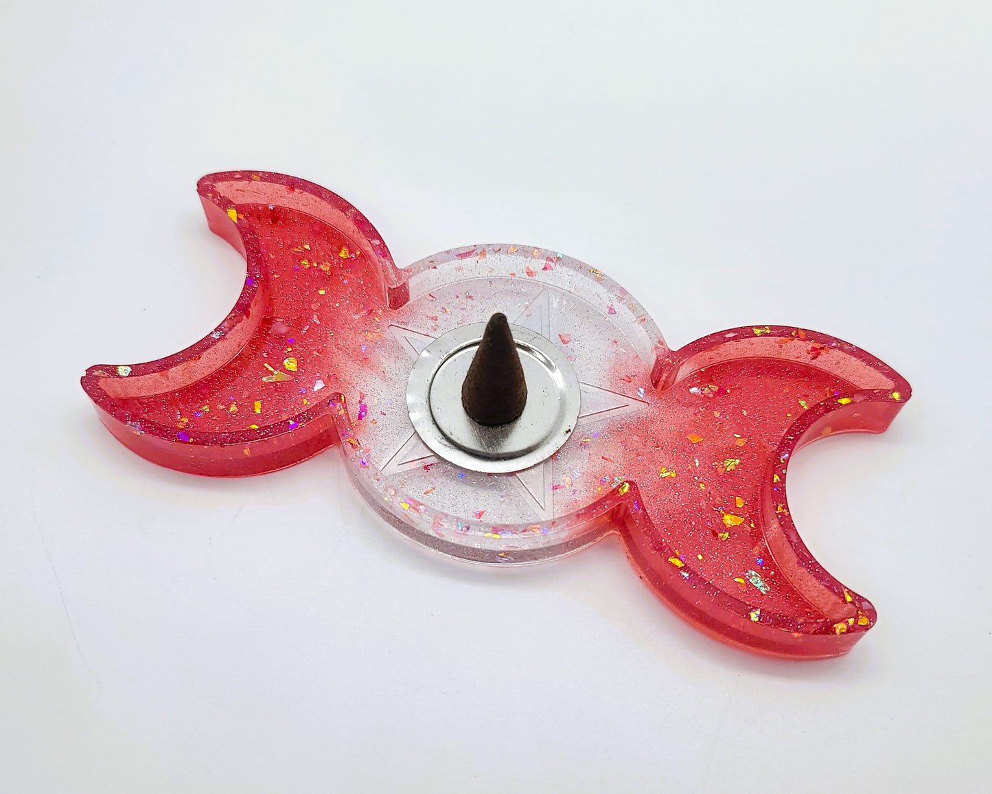 Triple Goddess Candle / Incense Holder - Made w/ Eco-Friendly Resin