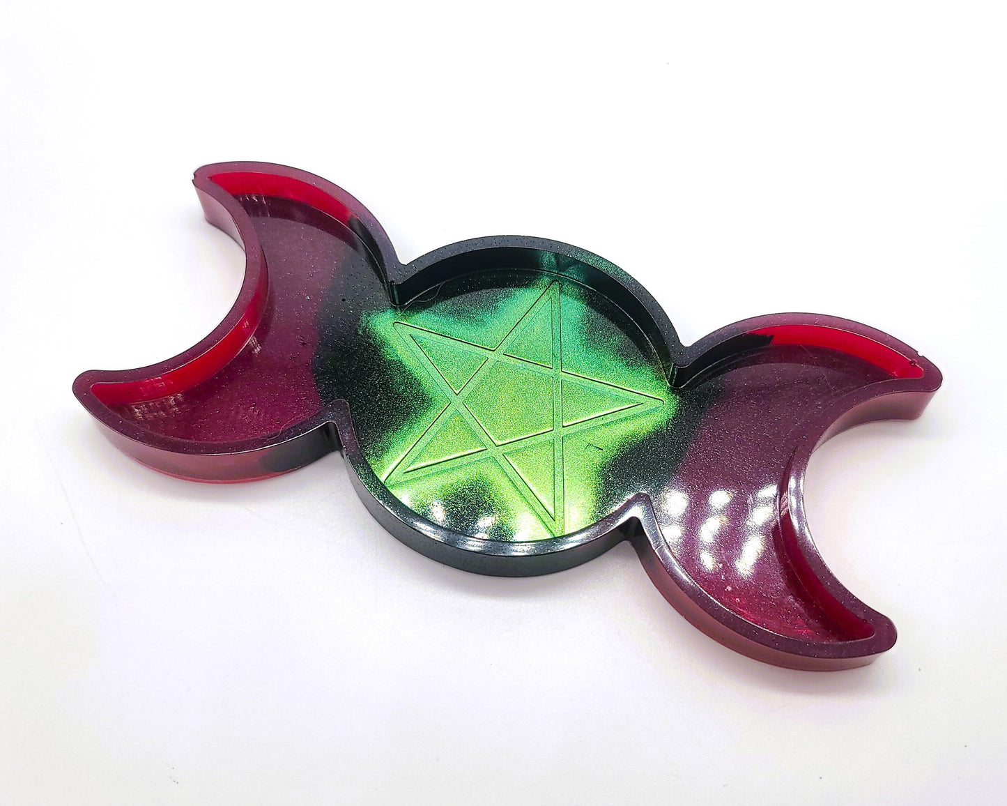 Triple Goddess Candle / Incense Holder - Made w/ Eco-Friendly Resin