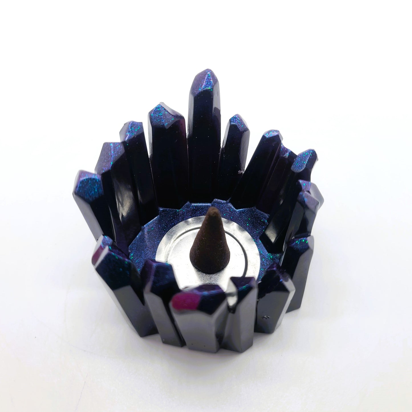 Crystal / Quartz Tealight Candle Holder - Eco-Friendly Resin