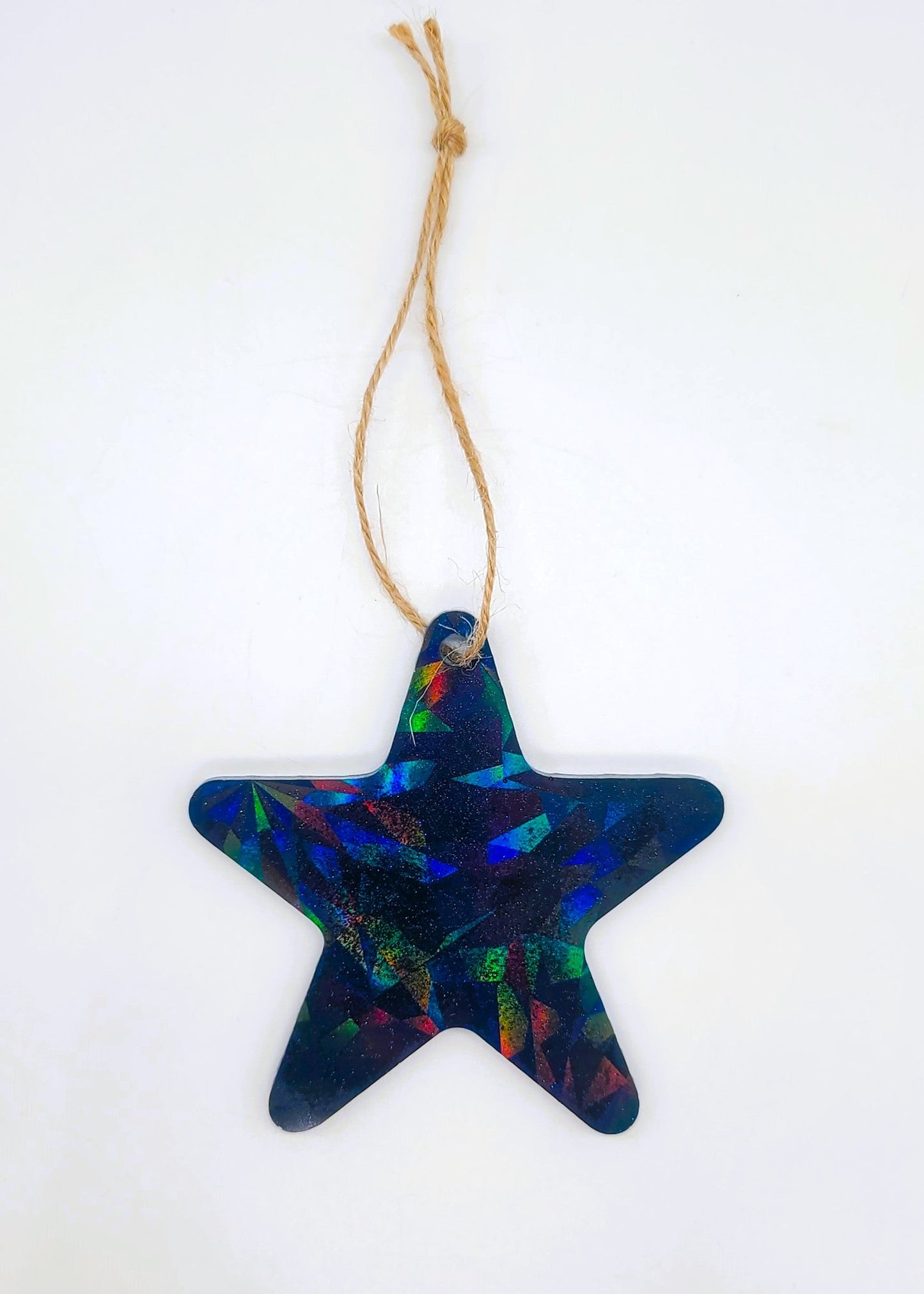 Starfish/Sea Star Holographic Ornament Made w/ Eco-Friendly Resin