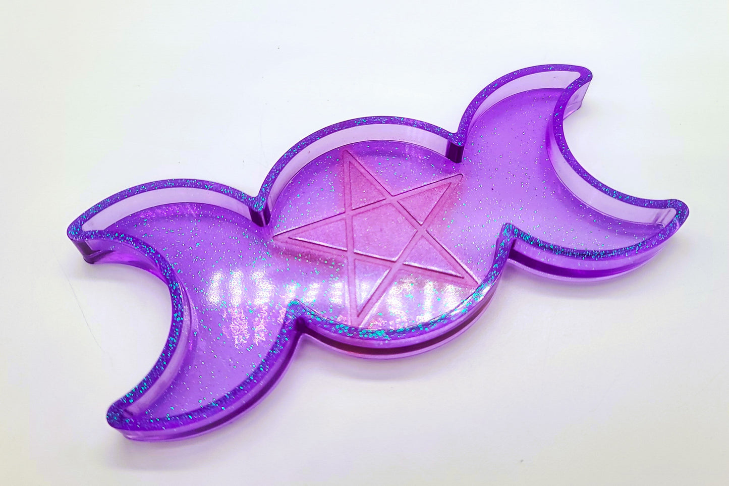 Triple Goddess Candle / Incense Holder - Made w/ Eco-Friendly Resin