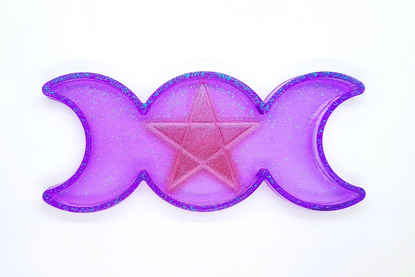 Triple Goddess Candle / Incense Holder - Made w/ Eco-Friendly Resin