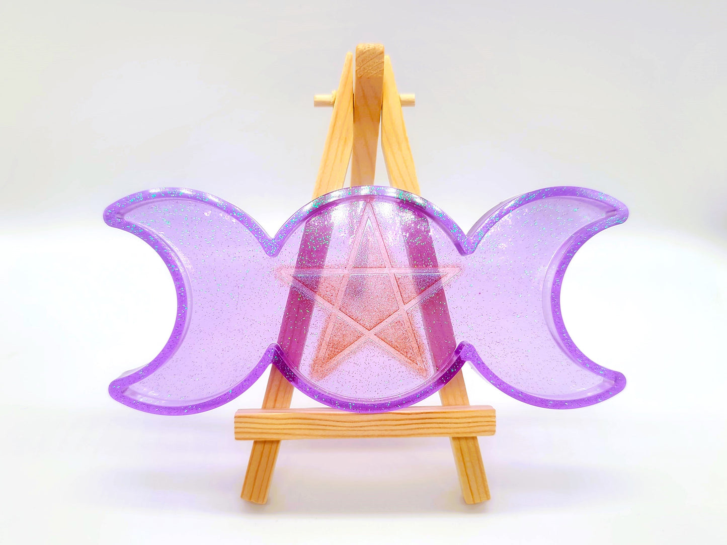 Triple Goddess Candle / Incense Holder - Made w/ Eco-Friendly Resin