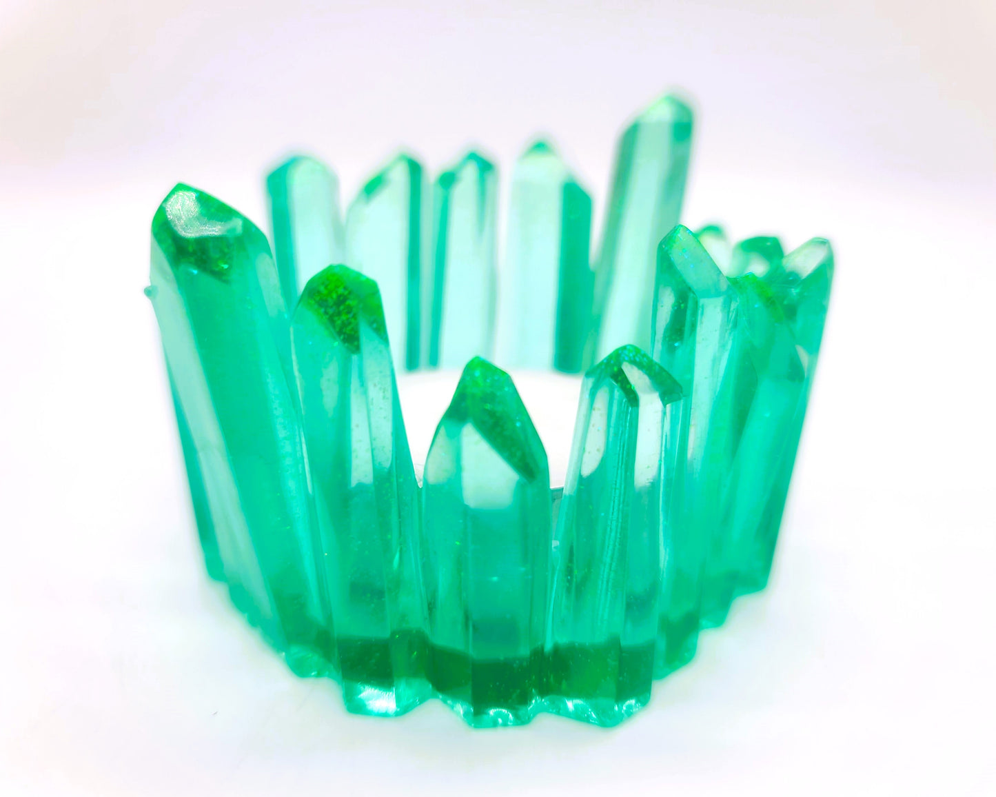 Crystal / Quartz Tealight Candle Holder - Eco-Friendly Resin