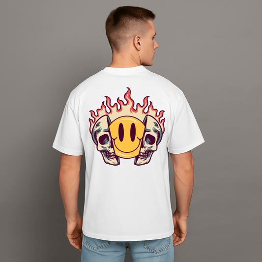 EA Men's Fire Emoji Oversized Tee