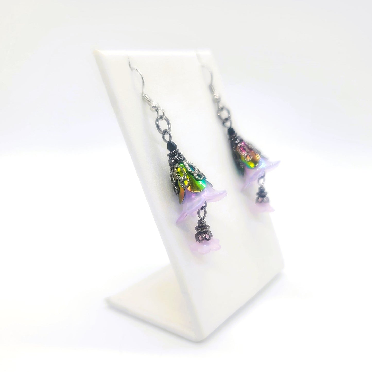 Fairy Flower Rainbow Earrings