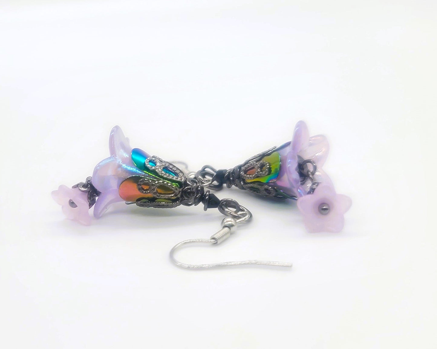Fairy Flower Rainbow Earrings