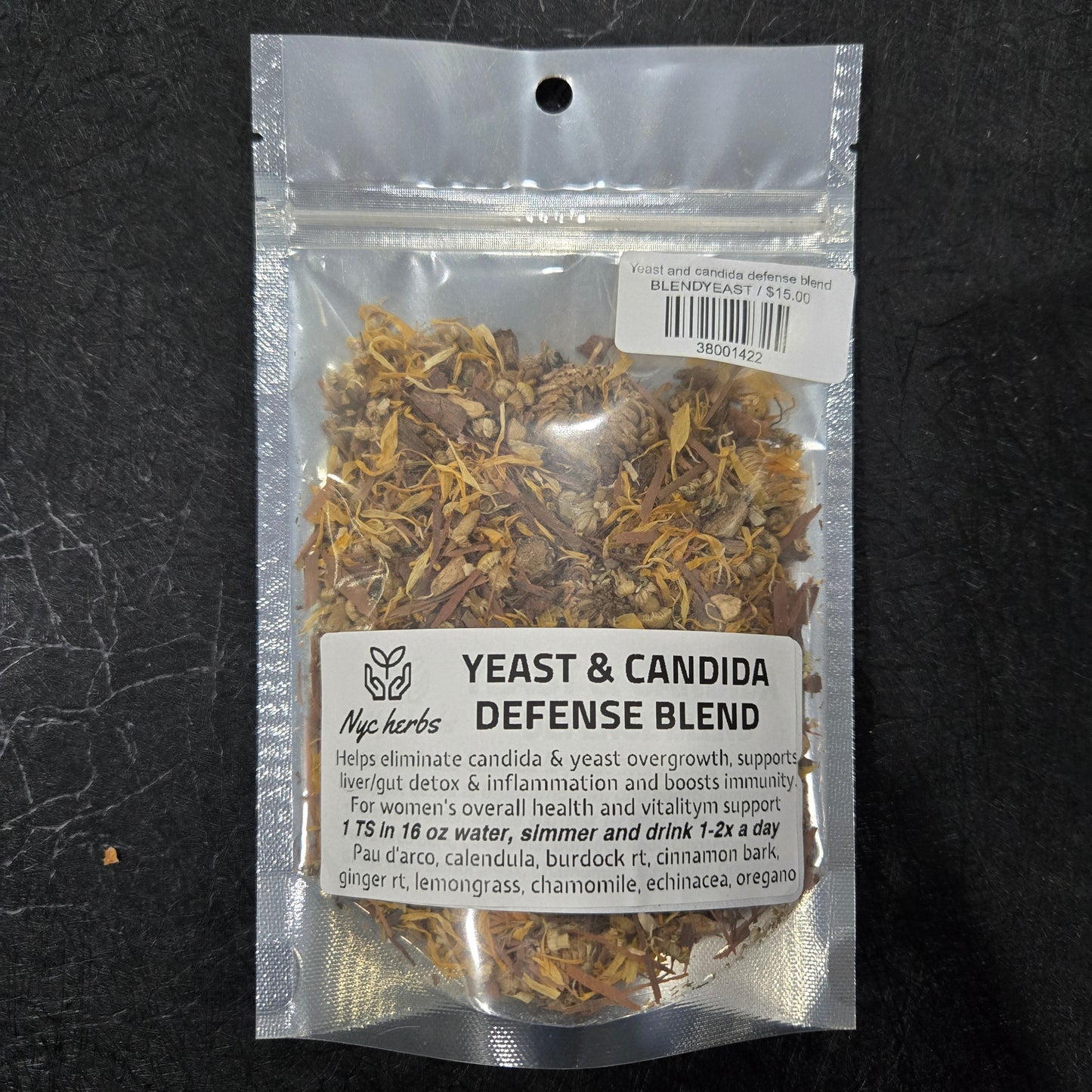 Yeast and candida defense blend