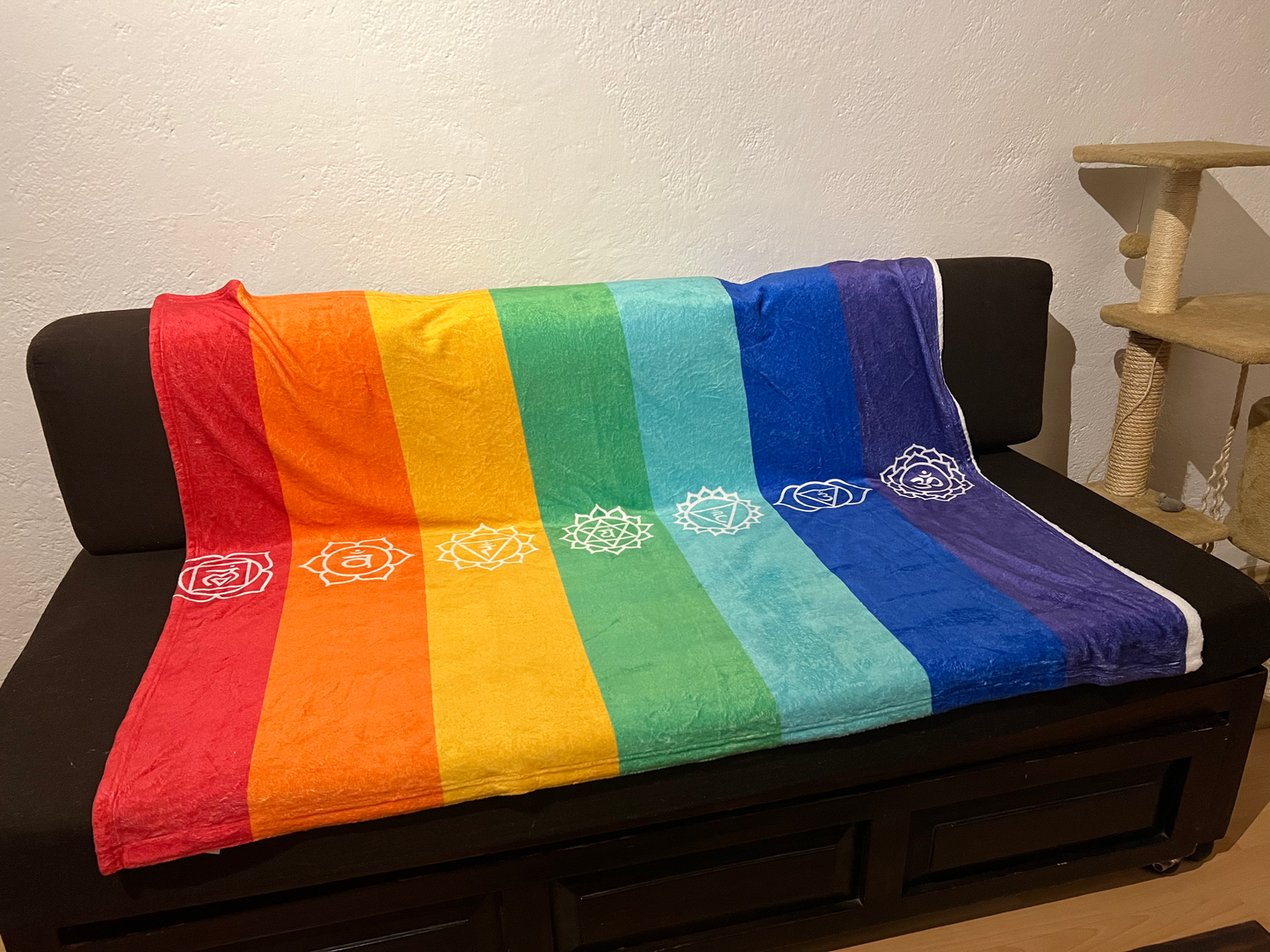 7 Chakras Pet Color Therapy Throw Blanket