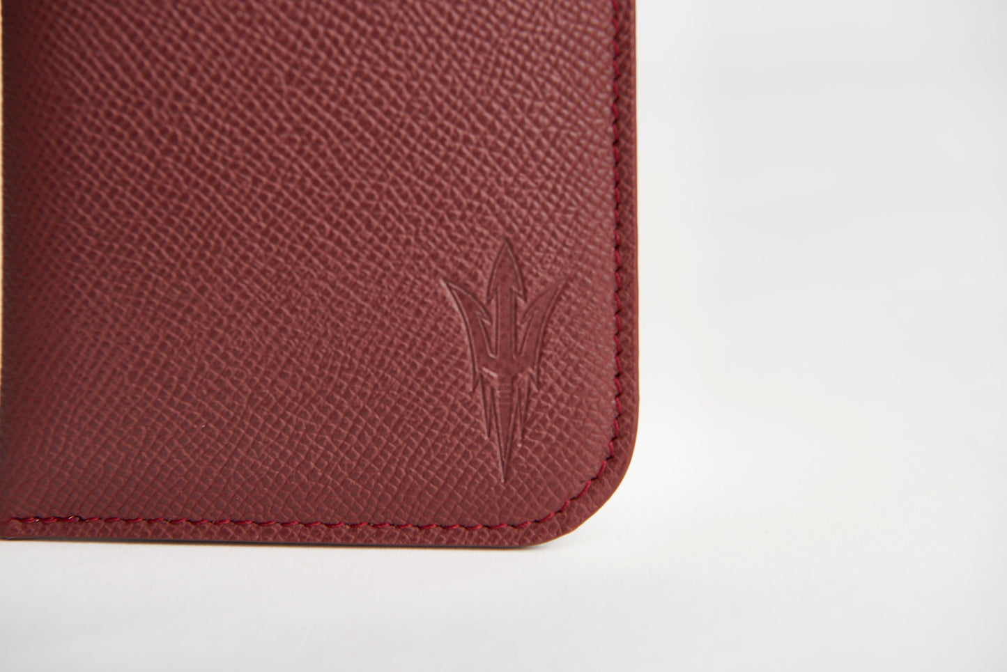 🔴 ASU Maroon Epsom Leather Sunglass Case Holder