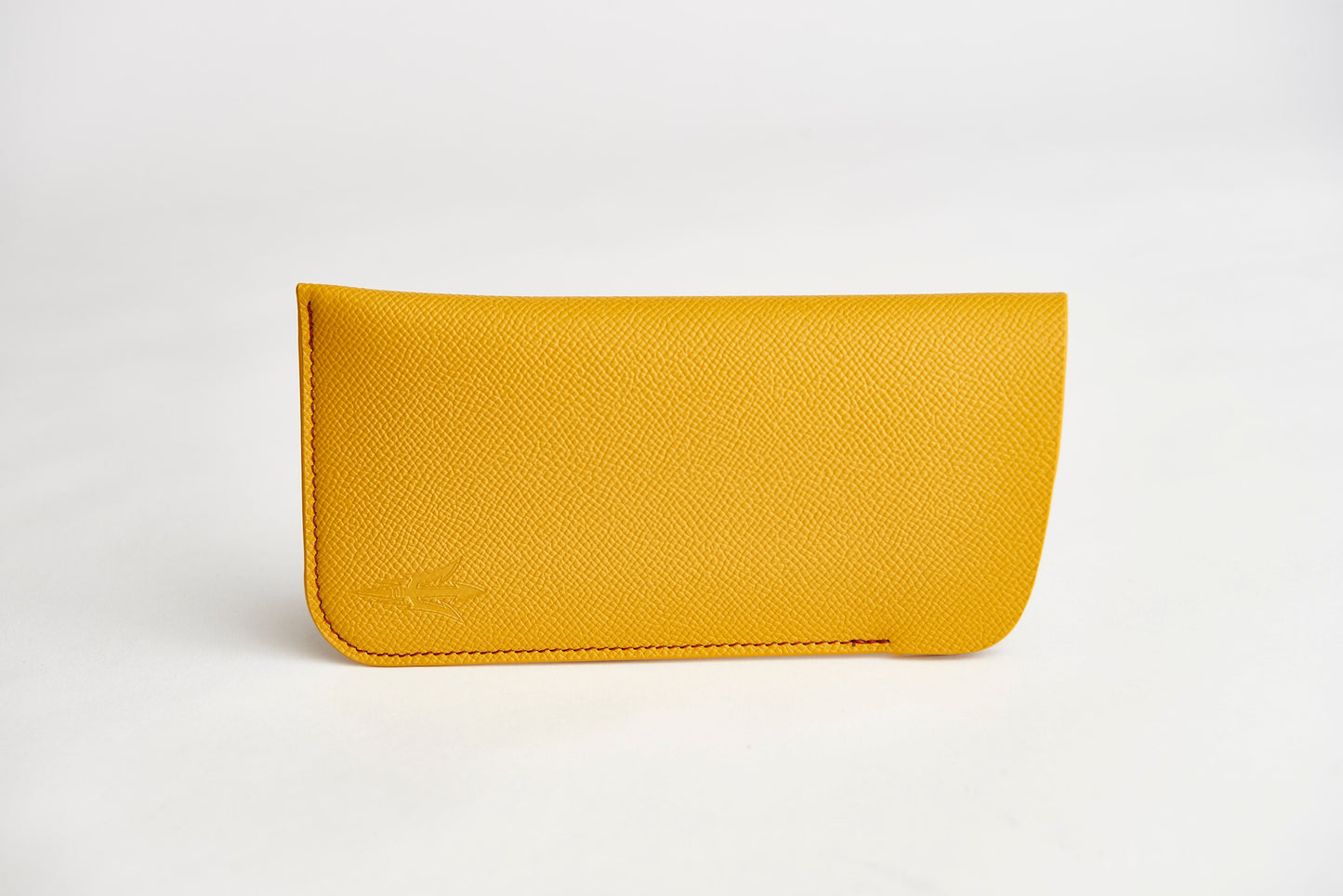 🟡 ASU Gold Epsom Leather Sunglass Case Holder